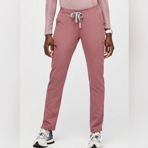 Figs Yola Mauve Small Petite Skinny Scrub Pants Women’s